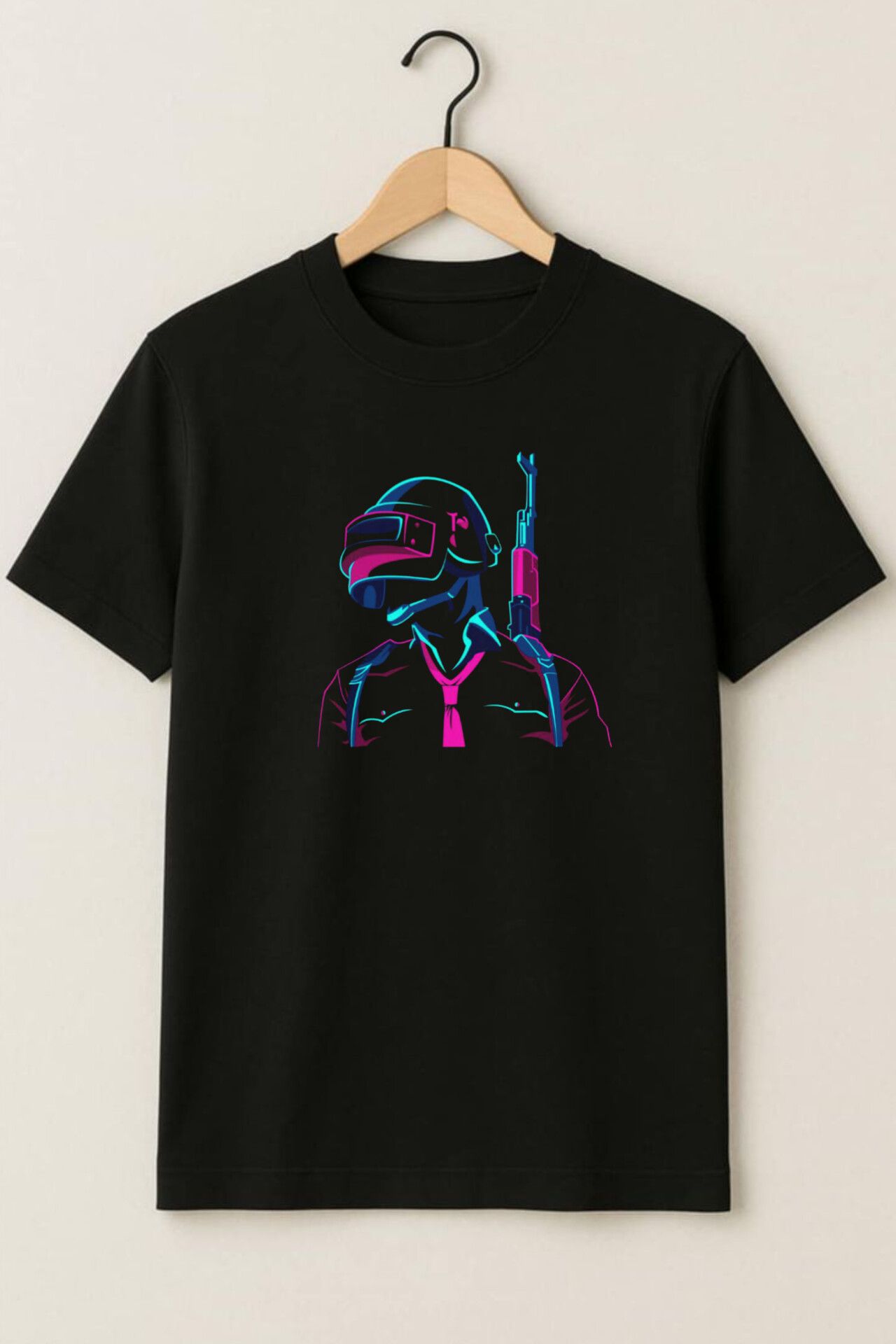 تیشرت طرح پابجی