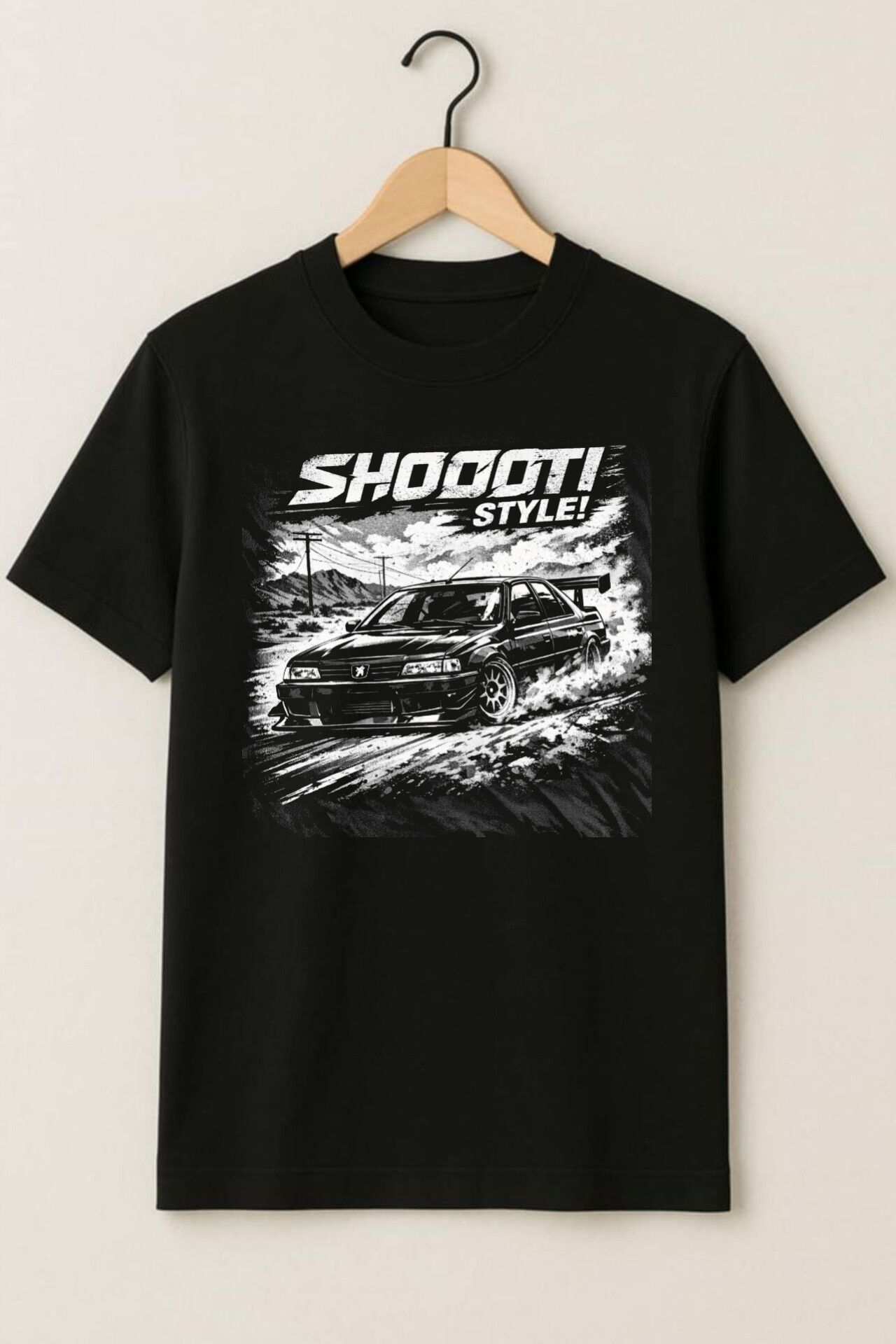 تیشرت طرح شوتی