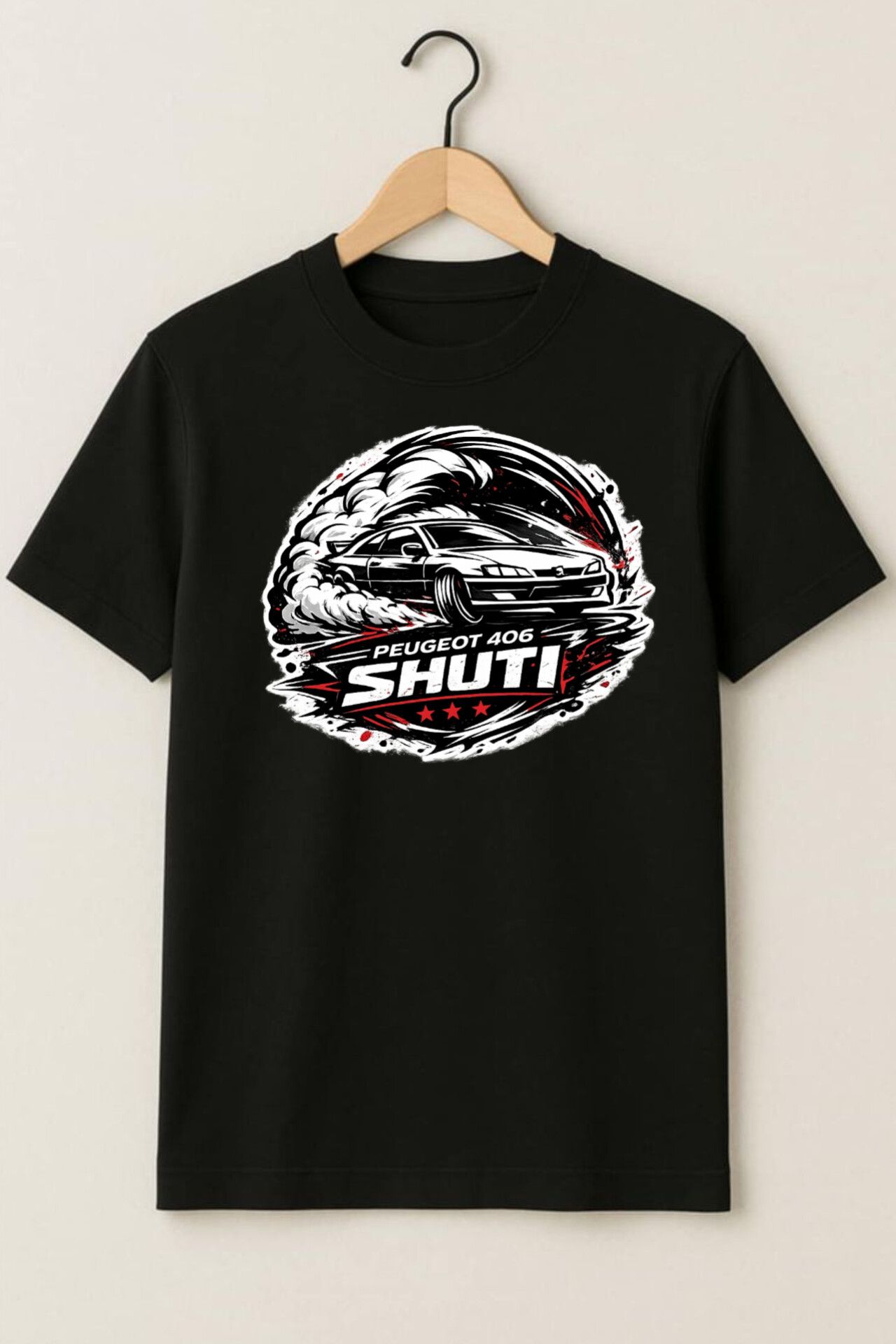 تیشرت طرح شوتی