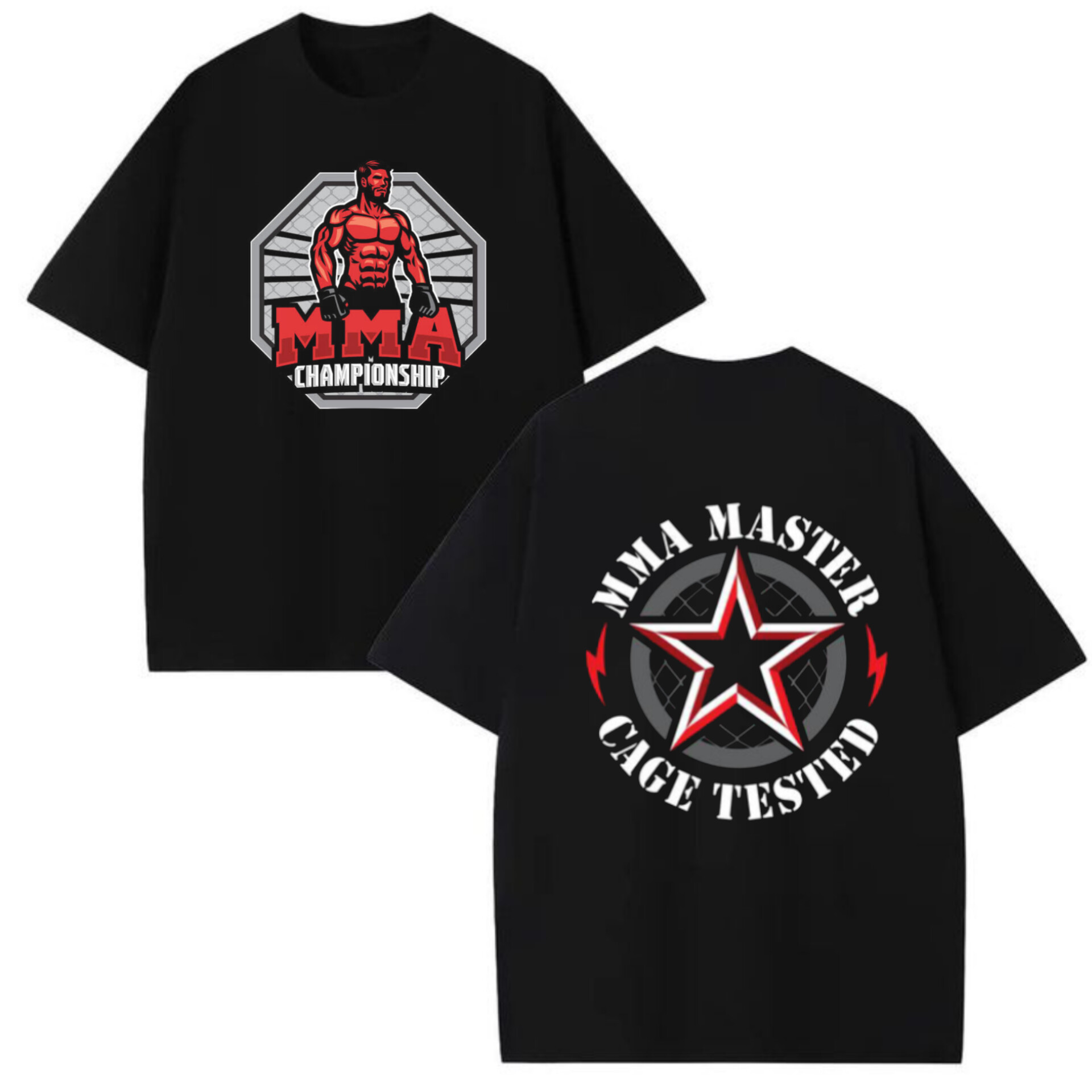 تیشرت طرح MMA
